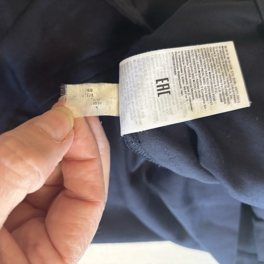 Banana Republic Polo Shirt Mens Small Luxury Touch Performance Cotton Small Navy